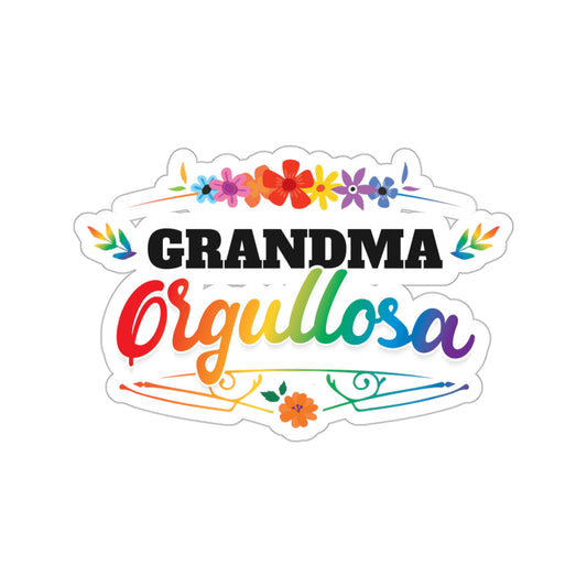 Grandma Orgullosa. Kiss-Cut Stickers
