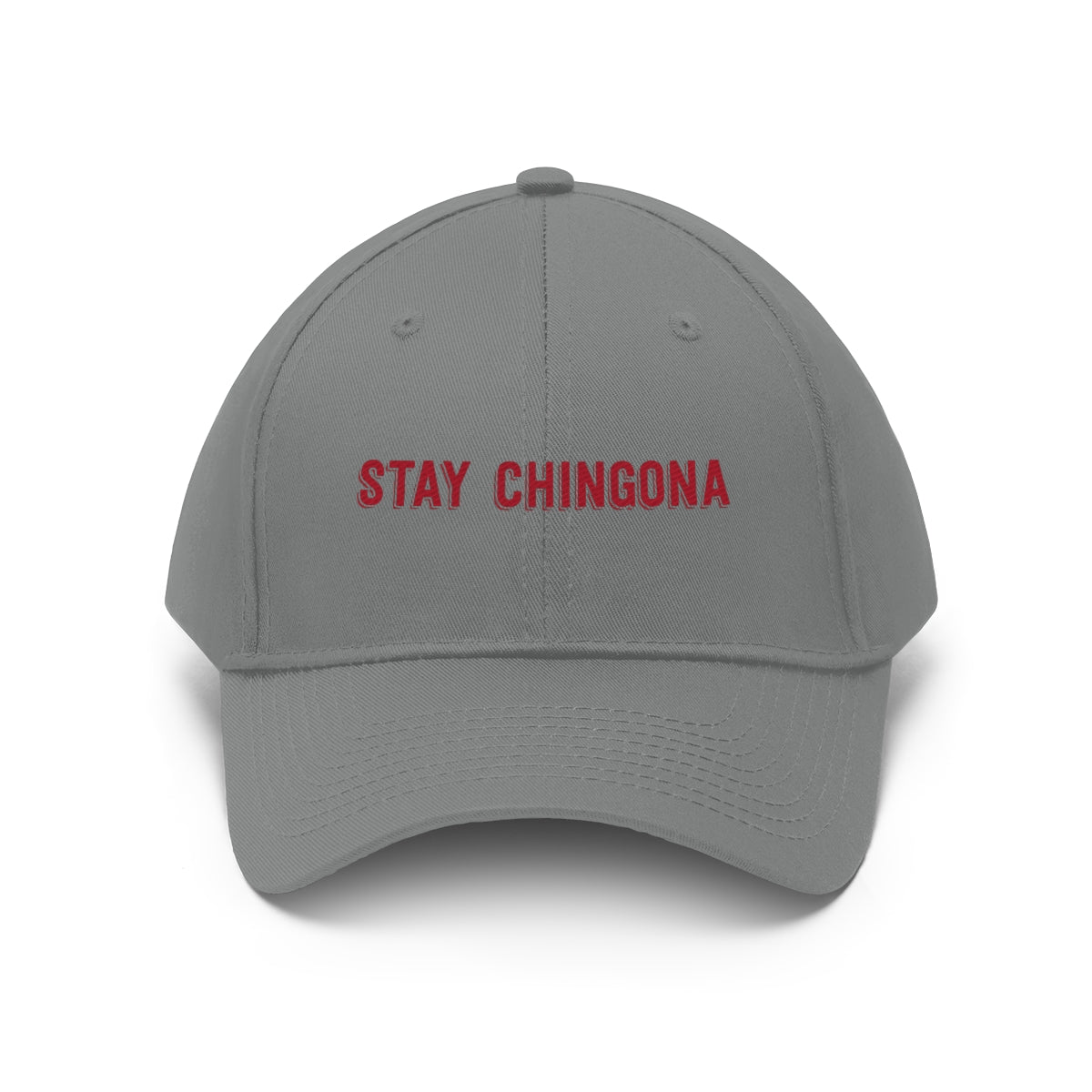 Stay Chingona. Red. Unisex Twill Hat