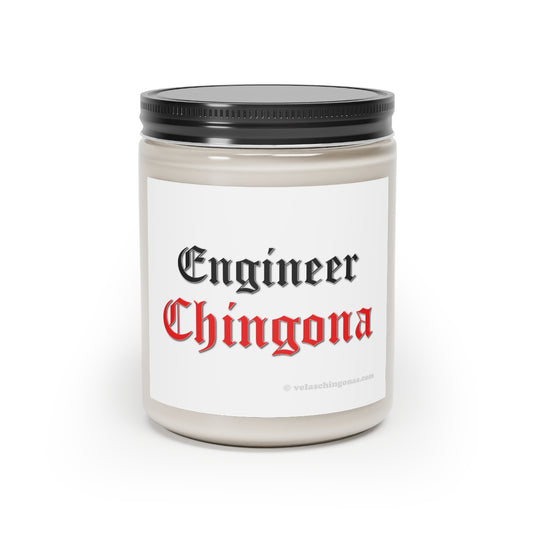 Engineer Chingona. Cinnamon Stick and Vanilla. Scented Candle, 9oz
