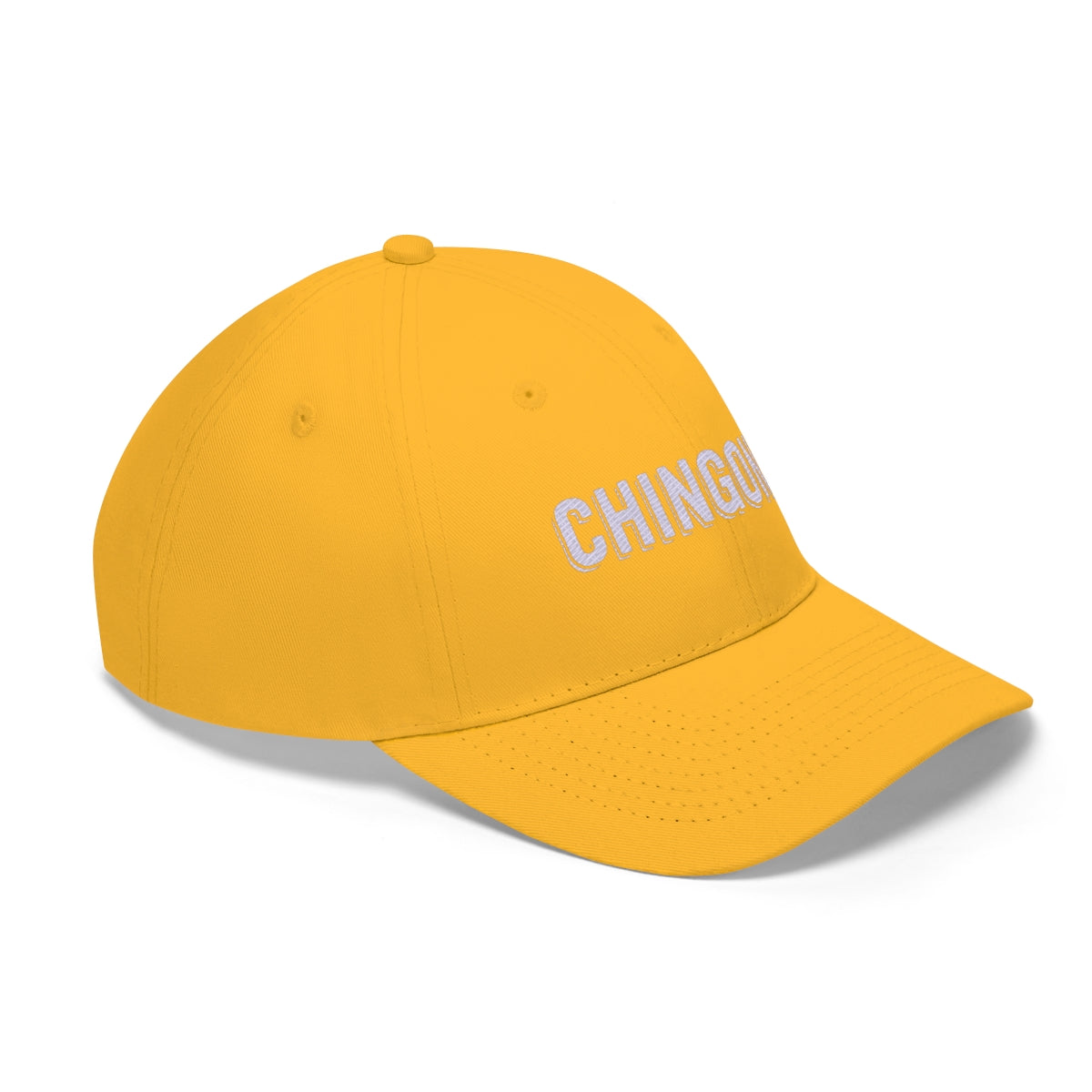 Chingona. White. Unisex Twill Hat