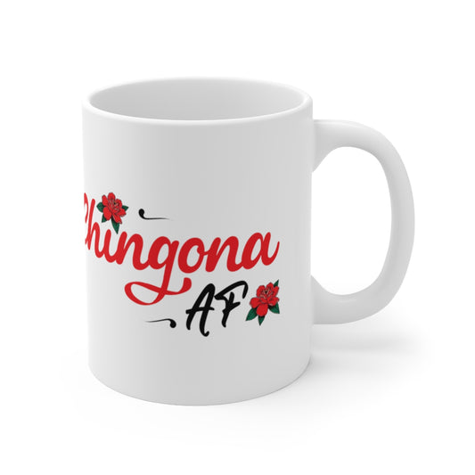 Chingona AF. Ceramic Mug 11oz