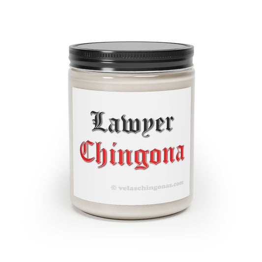 Lawyer Chingona. Cinnamon Stick and Vanilla. Scented Candle, 9oz