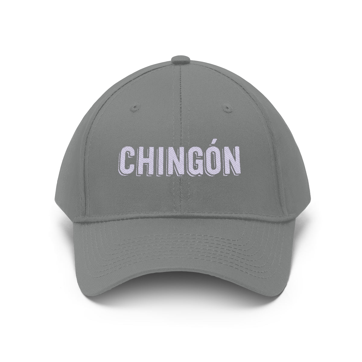 Chingón. White. Unisex Twill Hat