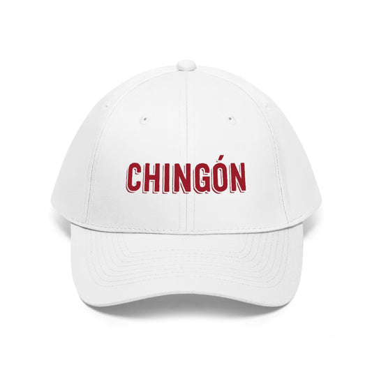 Chingón. Red. Unisex Twill Hat