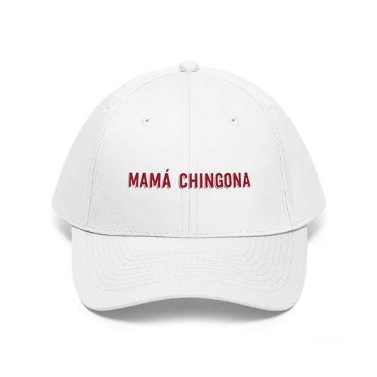 Mamá Chingona. Red. Unisex Twill Hat