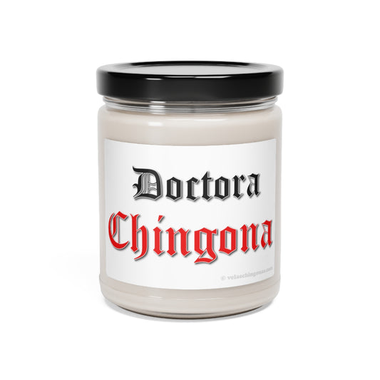 Doctora Chingona. White Sage + Lavender, Clean Cotton, Sea Salt + Orchid. Scented Soy Candle, 9oz